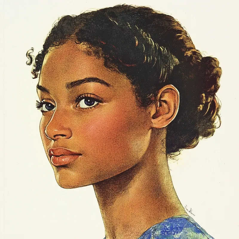 Serene Nature Illustration - Пример 2