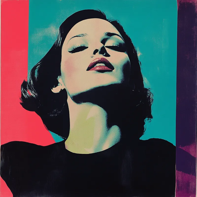 Vibrant Pop Art Portrait - Пример 1