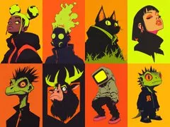 Streetwise Cyberpunk Feline - Пример 4