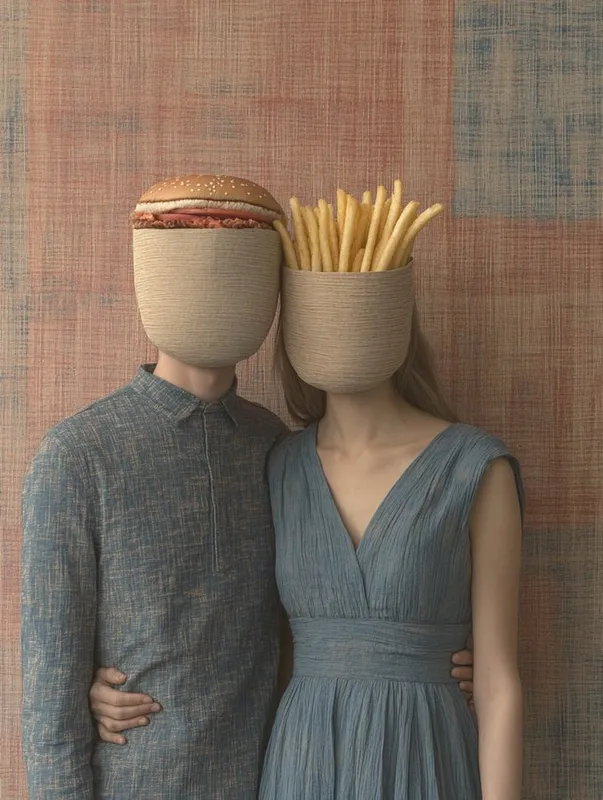 Surreal Retro Portrait - Пример 2