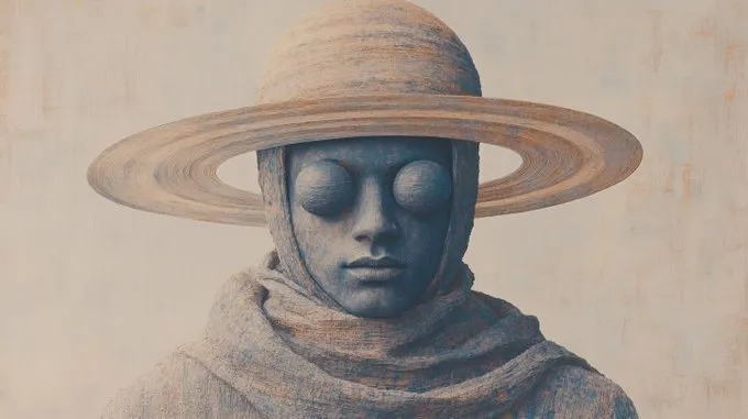 Surreal Retro Portrait - Пример 3