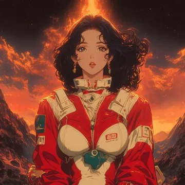Retro Anime Heat - Пример 1
