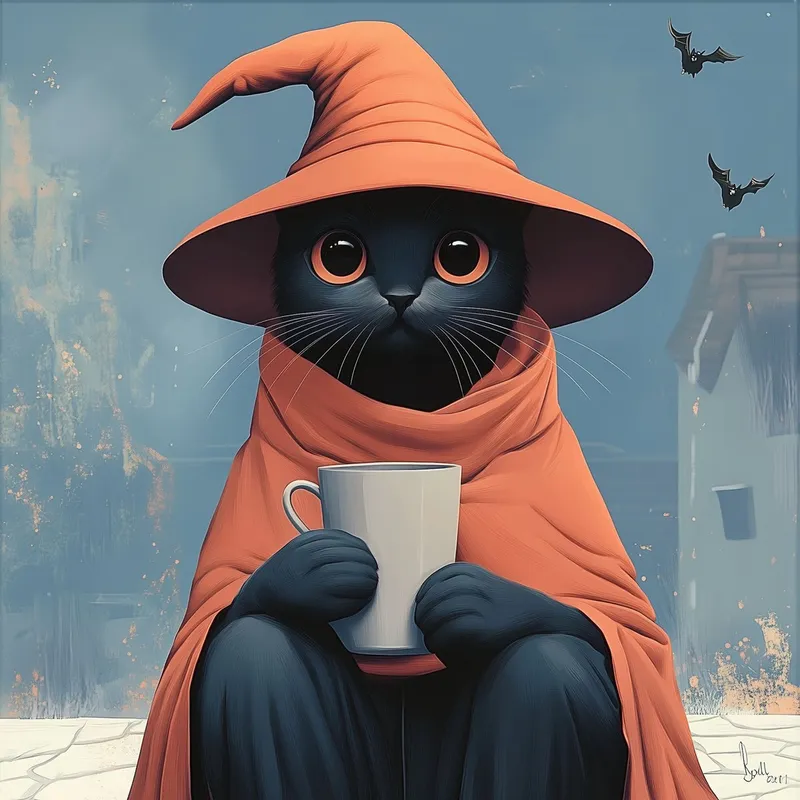 Cute Whimsical Halloween Vibe - Пример 2