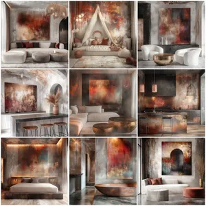 Warm and Textured Interior Design - Пример 1