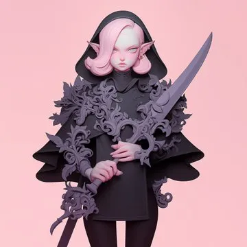 Elven Assassincore Elegance - Пример 4