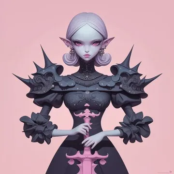 Elven Assassincore Elegance - Пример 1