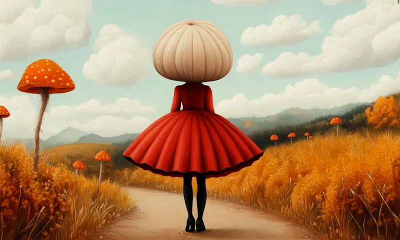 Surreal Whimsy in Autumn - Пример 2