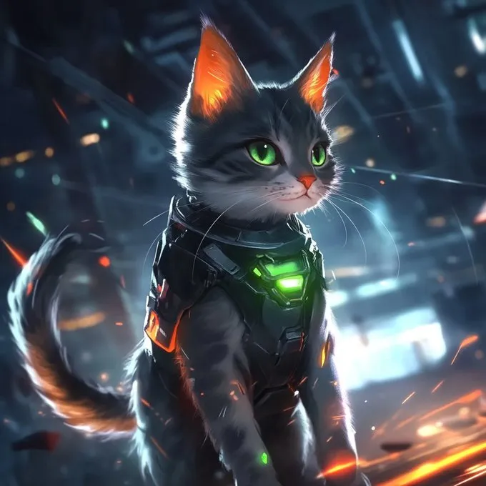 Futuristic Geisha Elegance - Пример 4