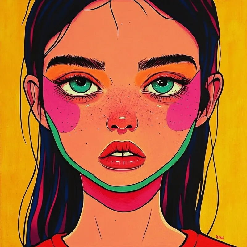 Vibrant Comic Clash - Пример 4