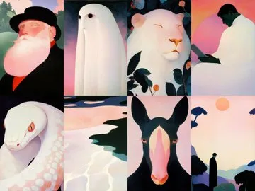 Surreal and Playful Portraits - Пример 3