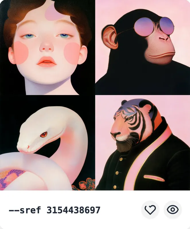 Surreal and Playful Portraits - Пример 1