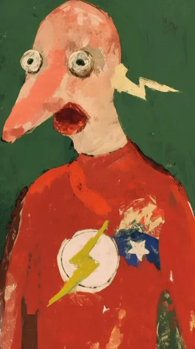 Raw Expressionism with Bold Colors - Пример 3