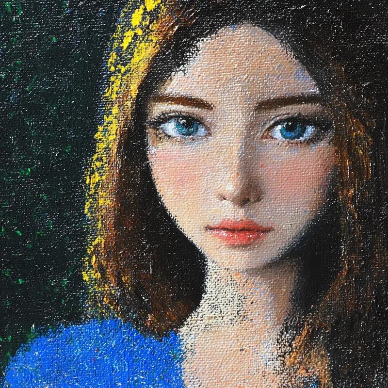 Surreal Landscape Portraits in Blue - Пример 3