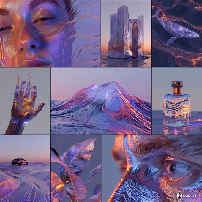 Iridescent Surrealism - Пример 3