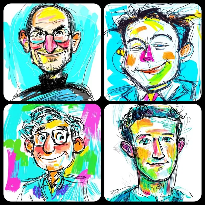 Whimsical Sketch Art - Пример 4