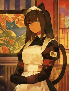 Anime Art Deco Maid - Пример 1