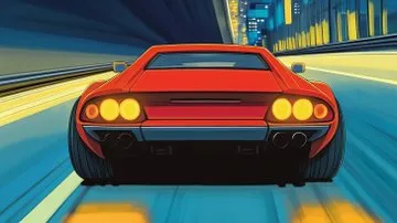 Neon Noir Elegance - Пример 1