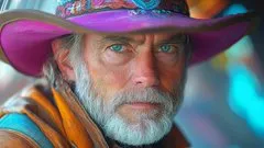 Vibrant Cosmic Portrait - Пример 4