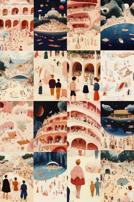 Surreal Pastel Enclaves - Пример 2