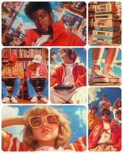 Vibrant Geometric Wildlife Illustration - Пример 3