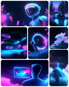 Traditional Elegance in Digital Fantasy - Пример 4