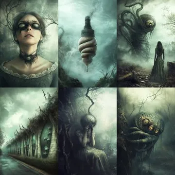 Ethereal Dark Surrealism - Пример 1