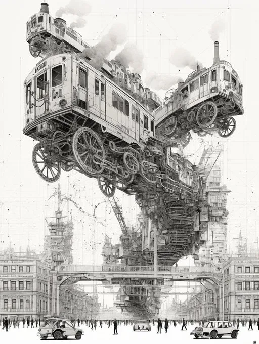 Futuristic Steampunk Intricacy - Пример 3