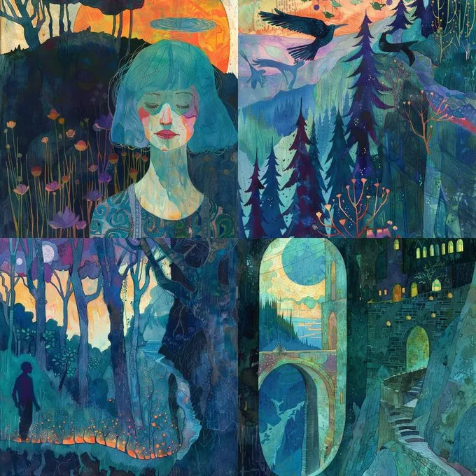 Dreamlike Forest Whimsy - Пример 2