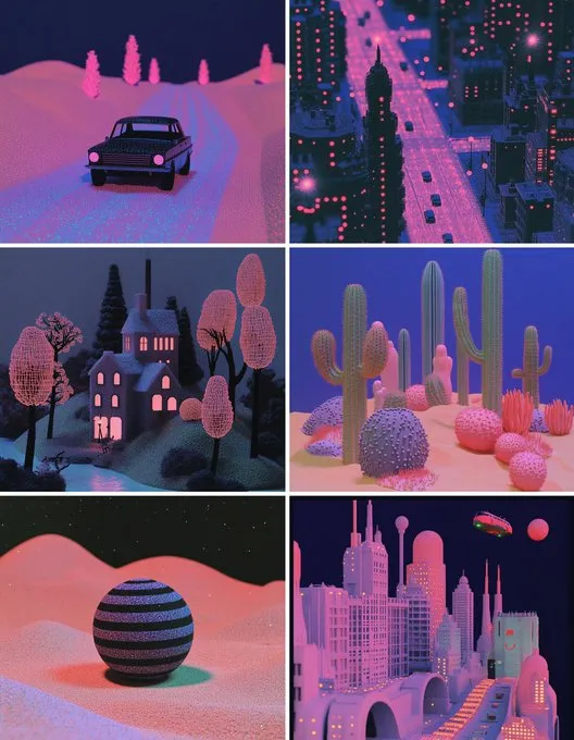 Dreamy Tilt-Shift Diorama - Пример 1