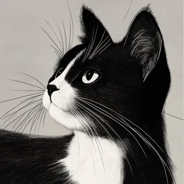 Monochrome Floral Elegance - Пример 4