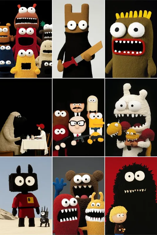 Whimsical Creature Chaos - Пример 1