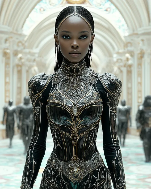 Futuristic Regal Elegance - Пример 2