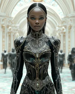 Futuristic Regal Elegance - Пример 1