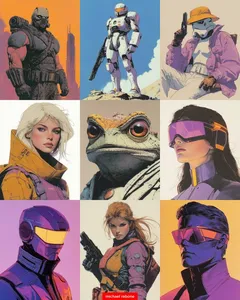 Gritty Comic Book Vision - Пример 1