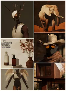 Modern Retro Collage Art - Пример 4