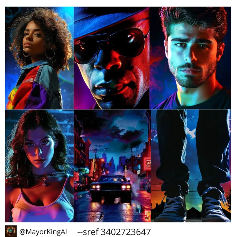 Neon Noir Aesthetic - Пример 2