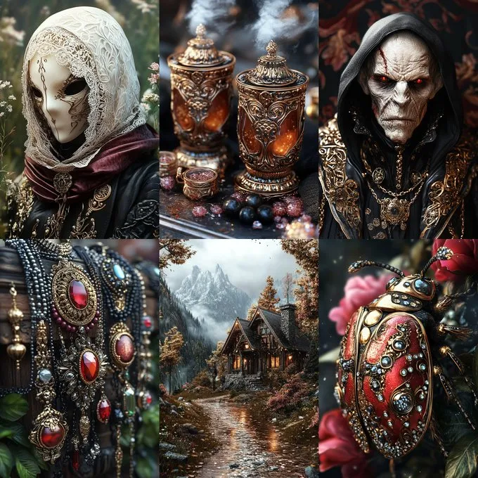 Baroque Gothic Elegance - Пример 1