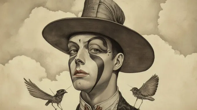 Surreal Western Portrait - Пример 3