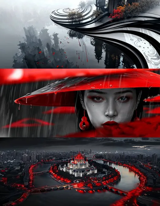 Futuristic Monochrome Elegance - Пример 3