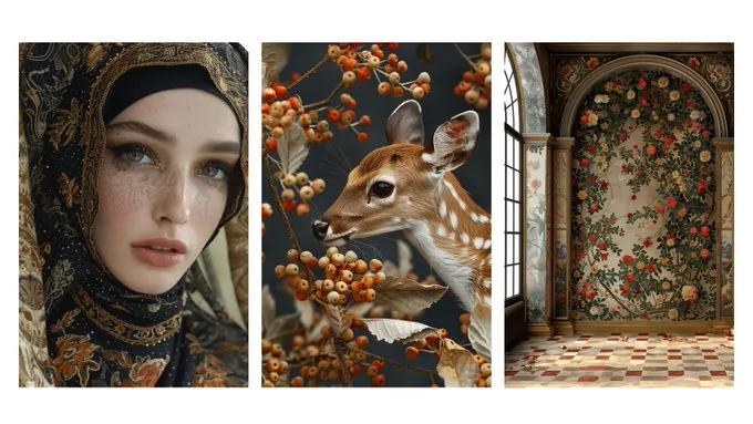 Ornate Elegance and Nature - Пример 3