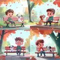 Cozy Cartoon Companionship - Пример 4