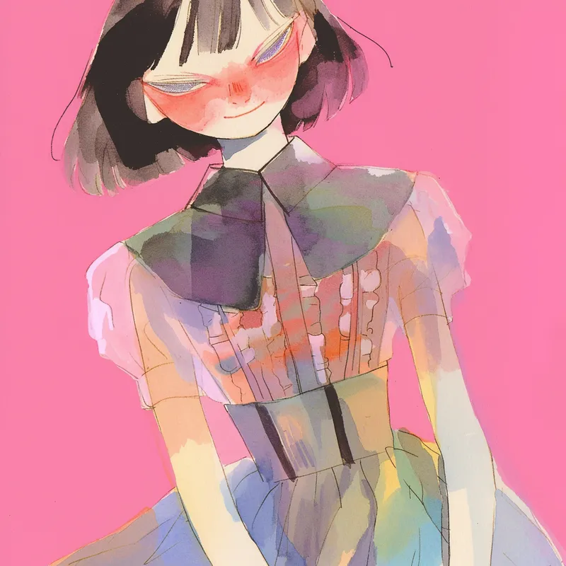 Neon Pastel Fable - Пример 2