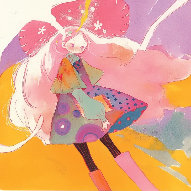 Neon Pastel Fable - Пример 3