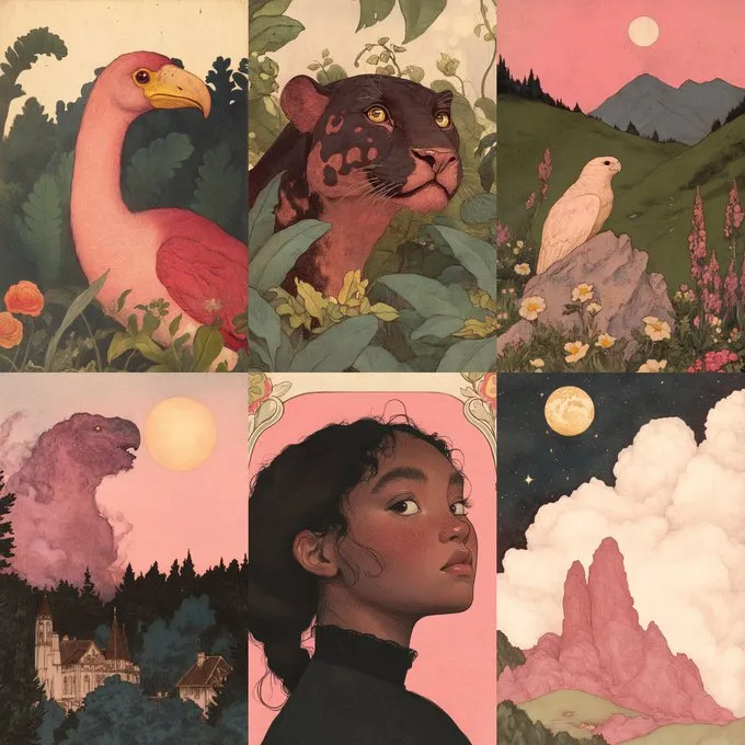 Whimsical Nature and Portraits - Пример 2