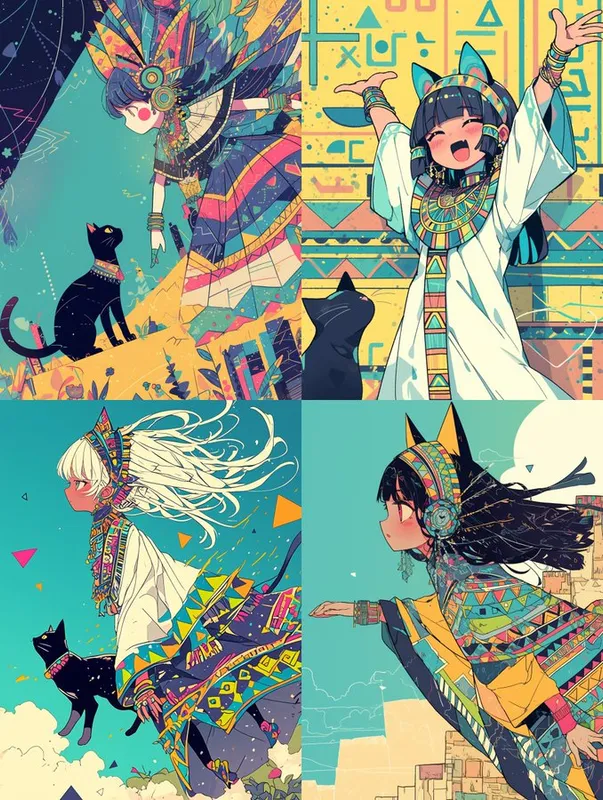 Vibrant Tribal Fantasy - Пример 4