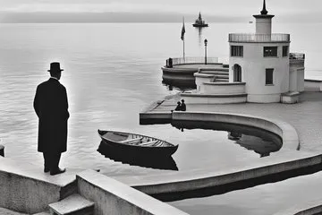 Classic Noir Portrait - Пример 3