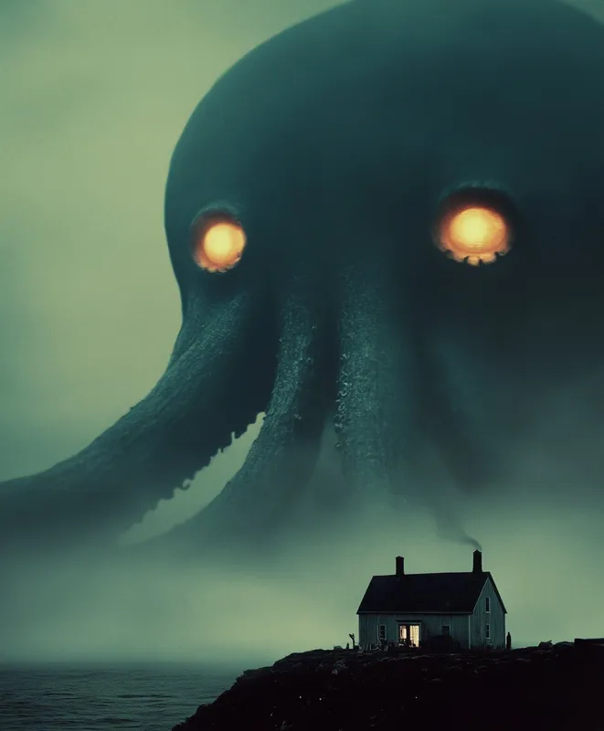 Eerie Lovecraftian Nightscape - Пример 2