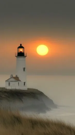 Misty Coastal Serenity - Пример 4