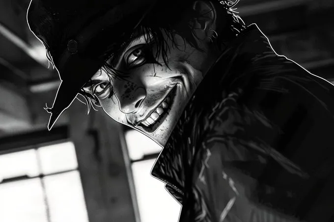 Expressive Monochrome Portrait - Пример 4