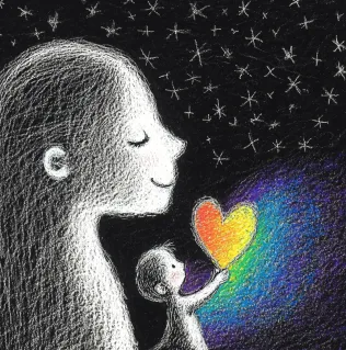 Monochrome Scribble Art - Пример 4